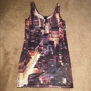 BodyCon City Print Dress (Large)
